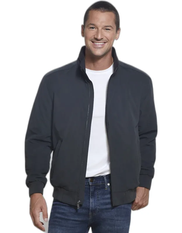 Weatherproof Tailored Fit Microfiber Fleece-lined Bomber Jacket
