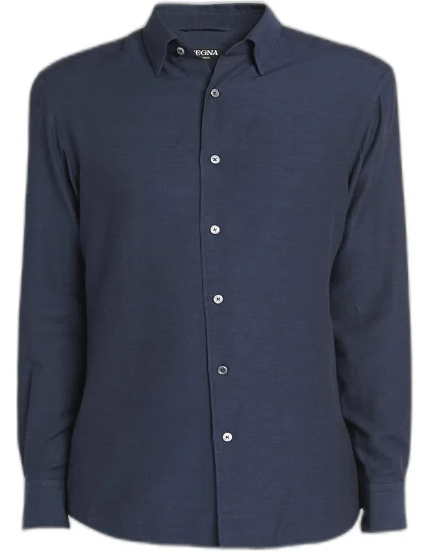 Cashmere-cotton Sport Shirt