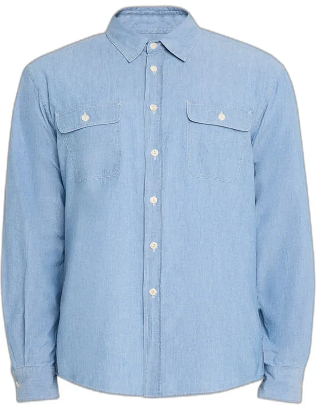Washed Chambray Sport Shirt