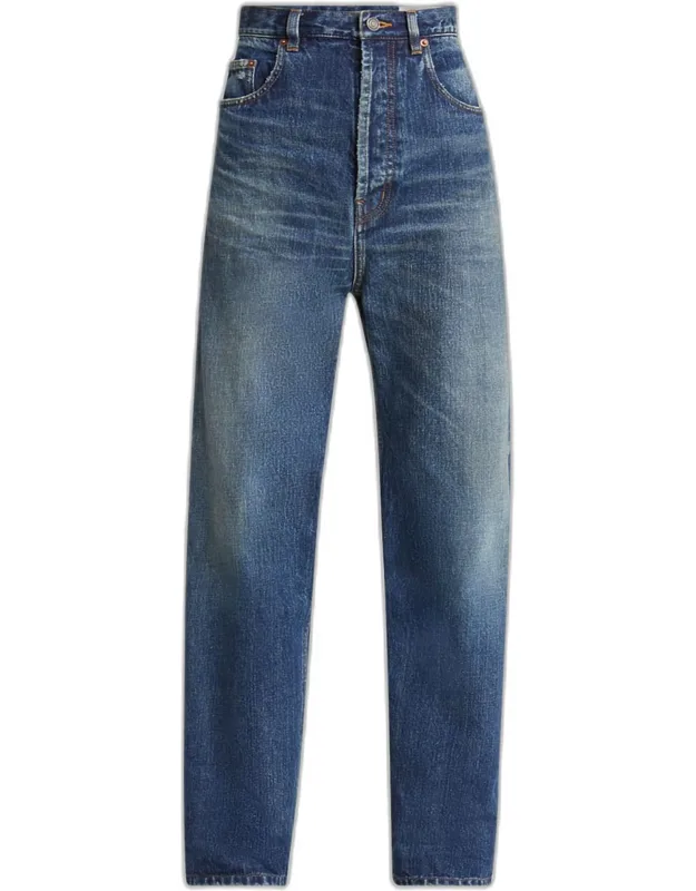 High-waist Baggy Jeans