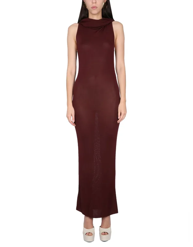 Viscose Hooded Dress