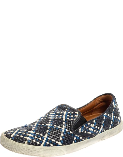 Demi Woven Leather Slip-on Sneakers