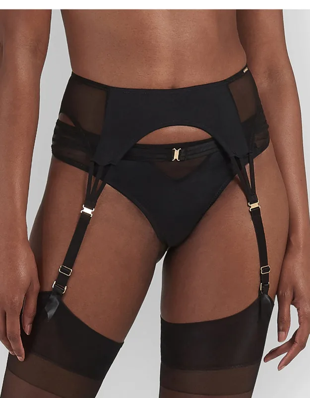 Laura Garter Belt With Mesh
