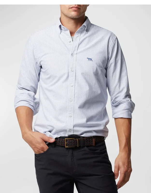 Oxford Stripe Sport Shirt