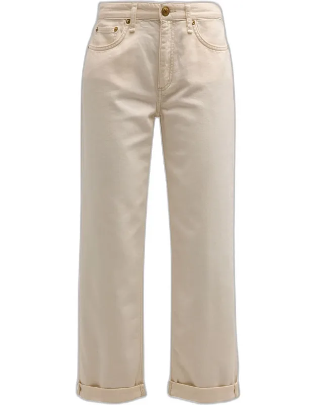 Low-rise Baggy Boyfriend Cropped Jeans