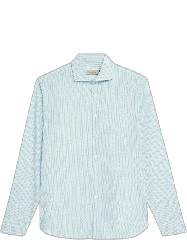 Micro-geometric Sport Shirt