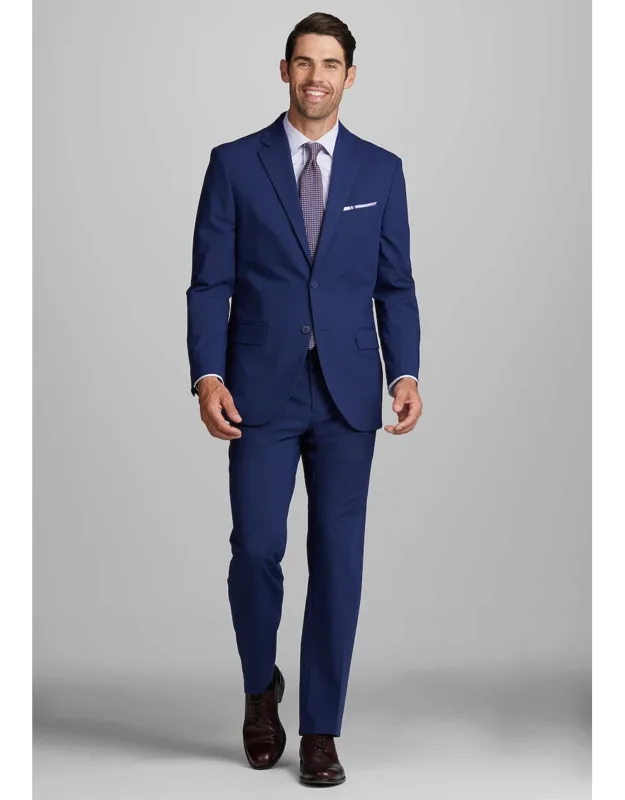 Bright Blue Tailored Fit Suit Jacket - Suit Separates, Easy Fit