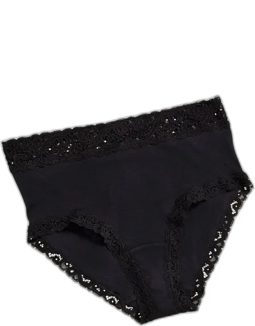 Lace-trim Full Brief