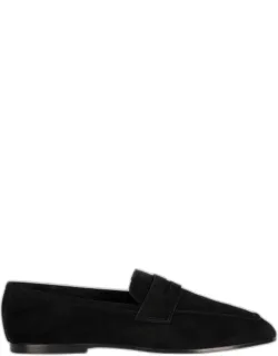 Classic Suede Penny Loafers