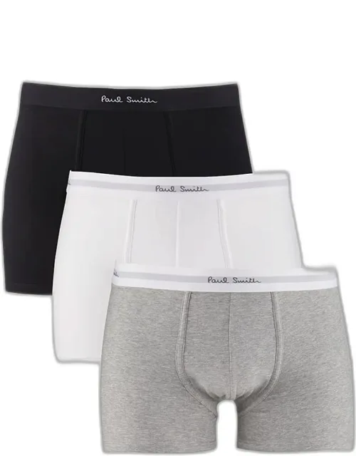 3-pack Solid Boxer Trunks