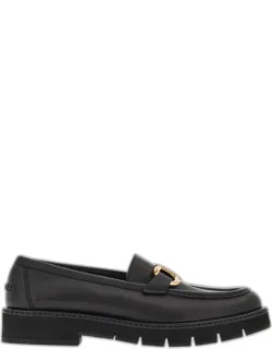 Calfskin Gancini Bit Loafers