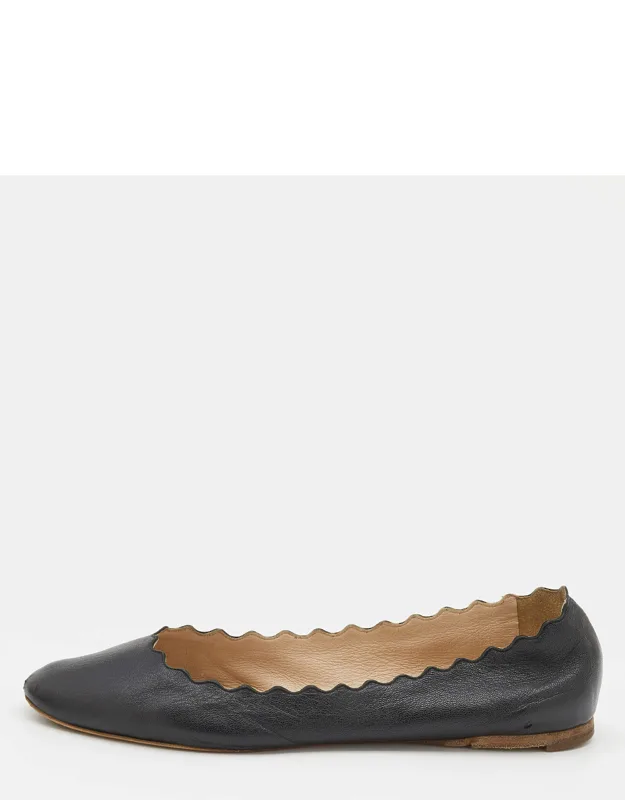 Leather Ballet Flats
