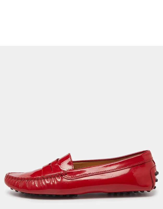 Patent Leather Penny Slip-on Loafers