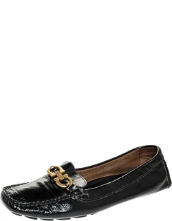Leather Gancio Bit Loafers