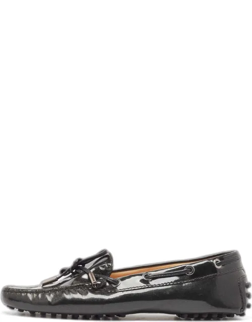 Patent Leather Bow Loafers