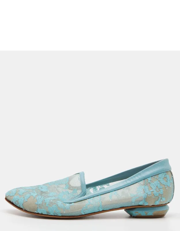 Lace And Leather Casati Ballet Flats