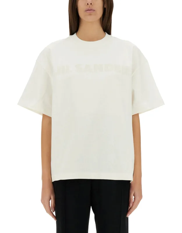 T-shirt With Logo, Made In Italy