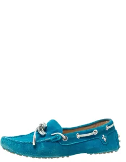 Suede Bow Loafers