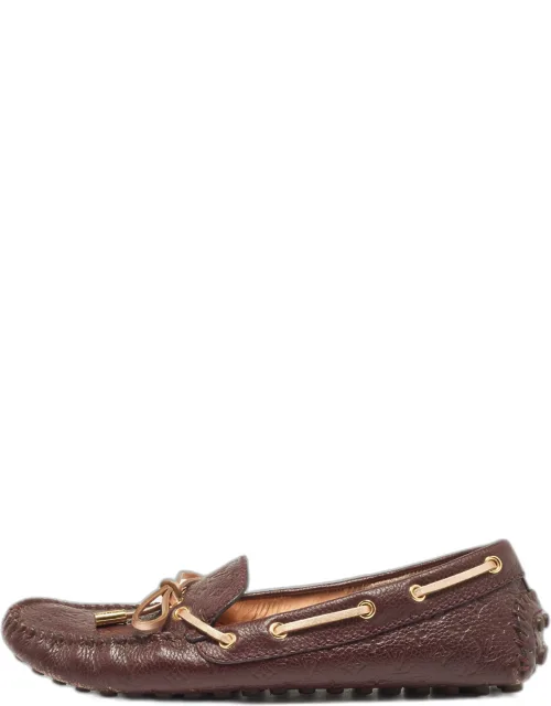 Monogram Leather Loafers