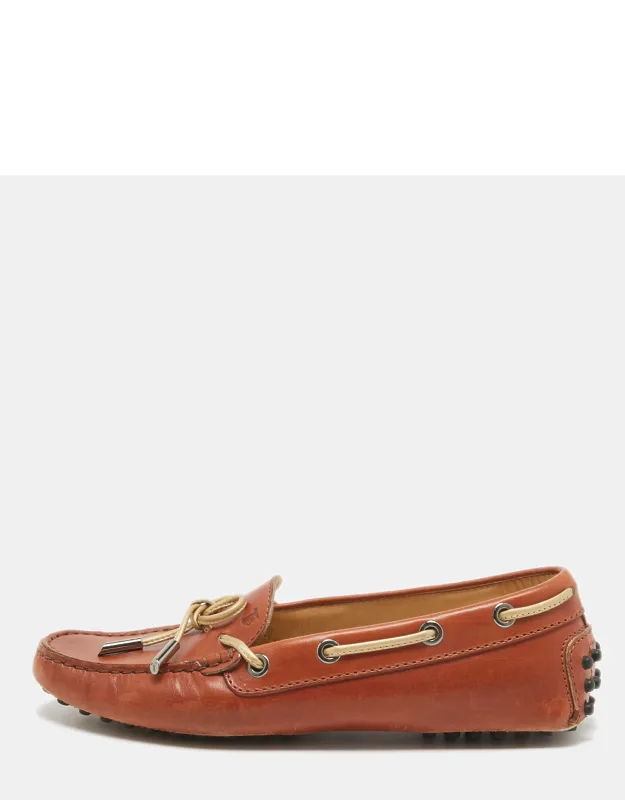 _tod's Gommino Bow Slip On Loafers - Stylish And Easy To Wear_