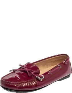 Patent Leather Bow Loafers