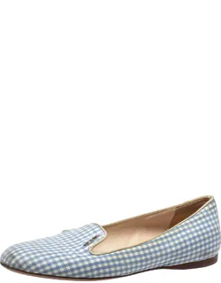 Canvas Smoking Loafers