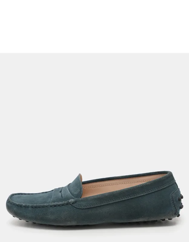 Suede Gommino Slip-on Loafers