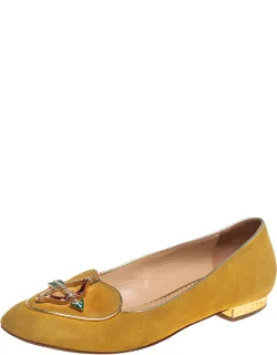 Suede Ballet Flats