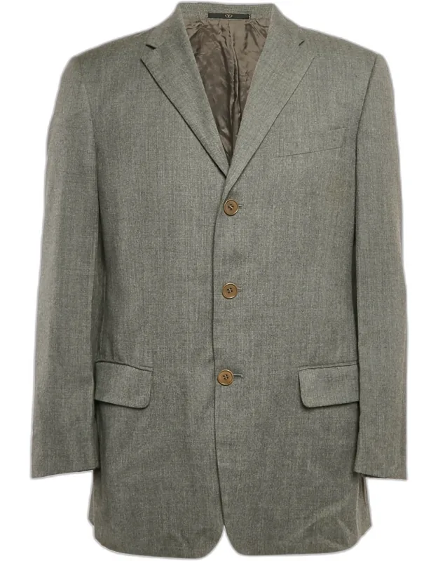 Wool Single Breasted Blazer