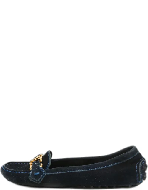 Suede Oxford Loafers
