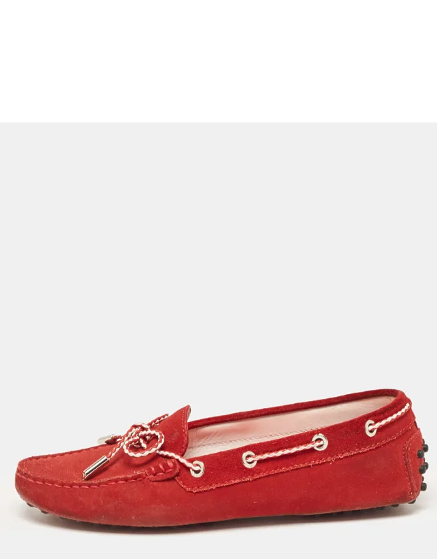 Suede Gommino Slip-on Loafers