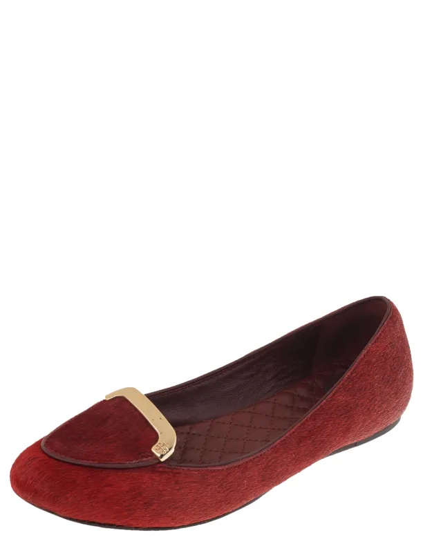 Ballet Flats - Matched With Everything From A Shirt Dress To Skinny Jeans, Crafted From Calf Hair