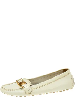 Patent Leather Logo Loafers