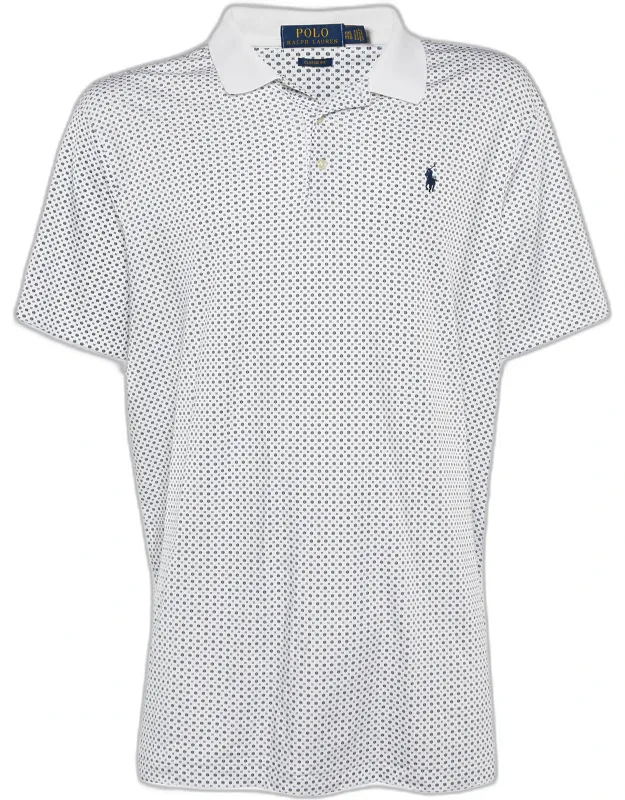 Patterned Cotton Polo T-shirt