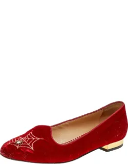 Embroidered Ballet Flats