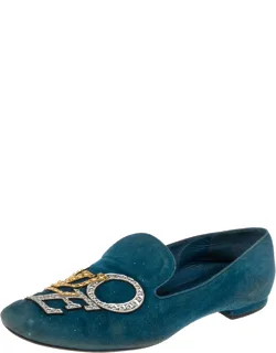 Suede Love Slip-on Loafers