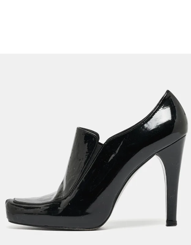Patent Leather Loafer Pumps