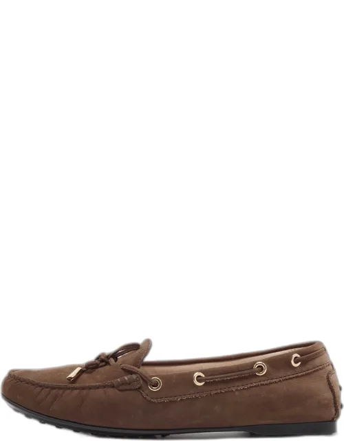 Nubuck Leather Gommino Loafers