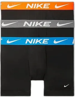 Dri-fit Essential Micro Boxer Briefs (3-pack) - Smooth And Comfy Stretch Microfiber Fabric, Wide Hem Keeps Underwear In Place