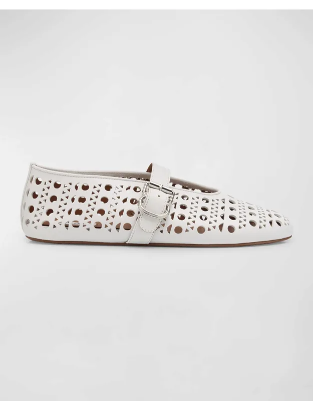 Cutout Mary Jane Ballerina Flats