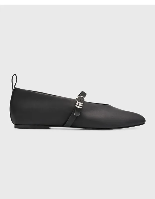 Spire Leather Mary Jane Ballerina Flats