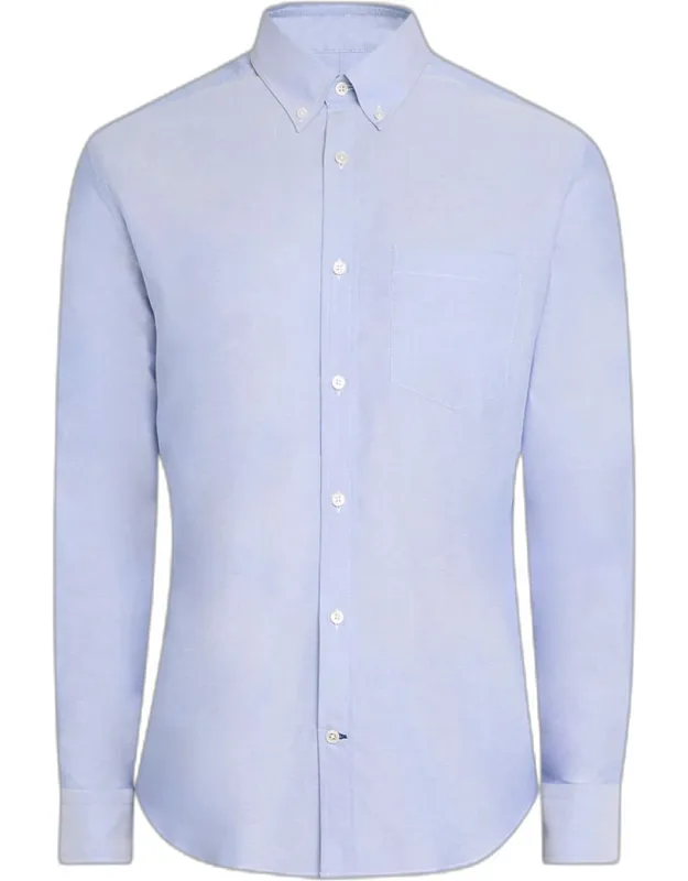 Cotton Oxford Button-collar Sport Shirt