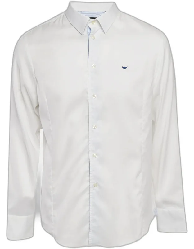 Cotton Blend Button Down Shirt