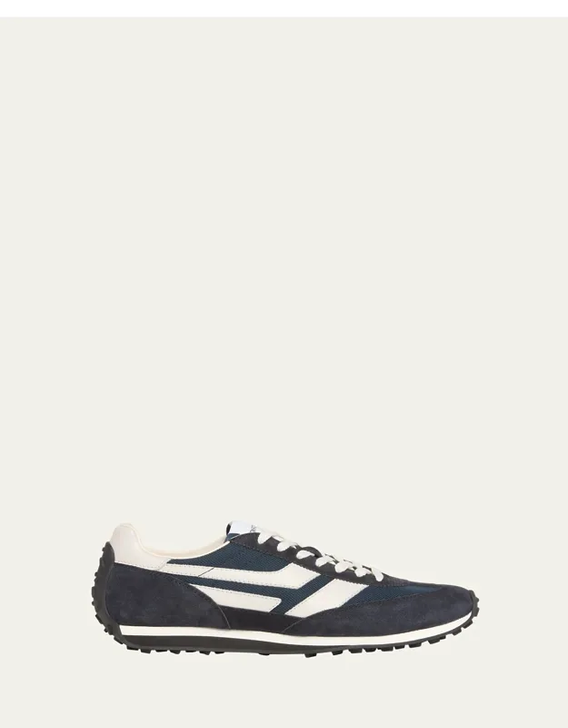 Mick Tech Fabric And Suede Sneakers