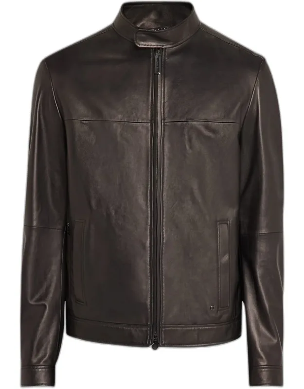 Leather Moto Jacket