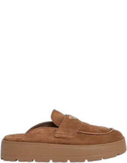 Fussbett Suede Loafer Mules
