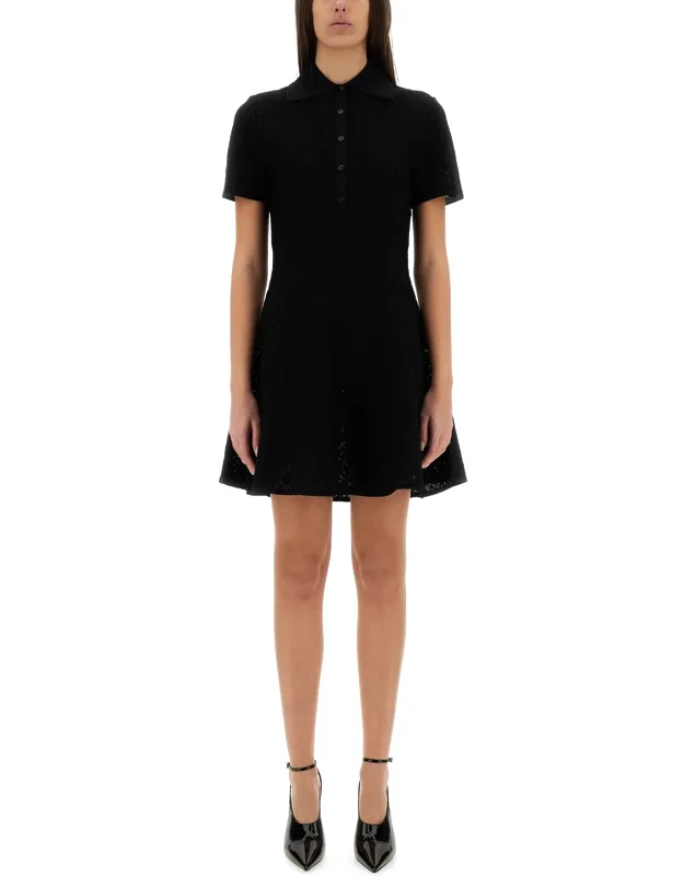 Monogram 72 Jacquard Polo Style Dress