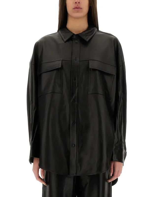 Leather Jacket Oversize Fit