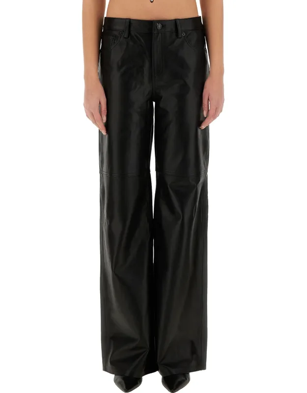 Leather Pants, Model Is 180 Cm Tall, Wears Size 2 Usa