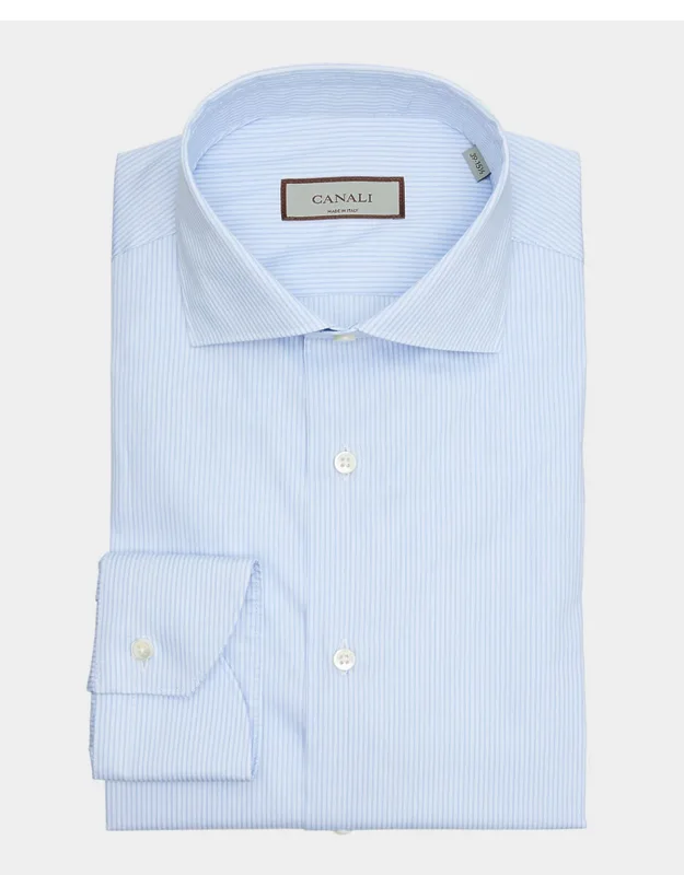 Cotton Tonal Stripe Dress Shirt